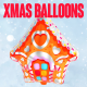 Foil Balloons - Xmas Party Collection - VideoHive Item for Sale